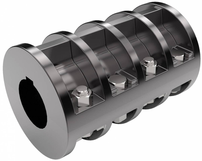 JQ Factory price alloy steel clamp shaft coupling for Stepper & Synchronous motor. 