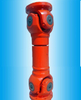 SWP-F Extendable long type split bearing cardan shaft universal joint flexible telescopic coupling 