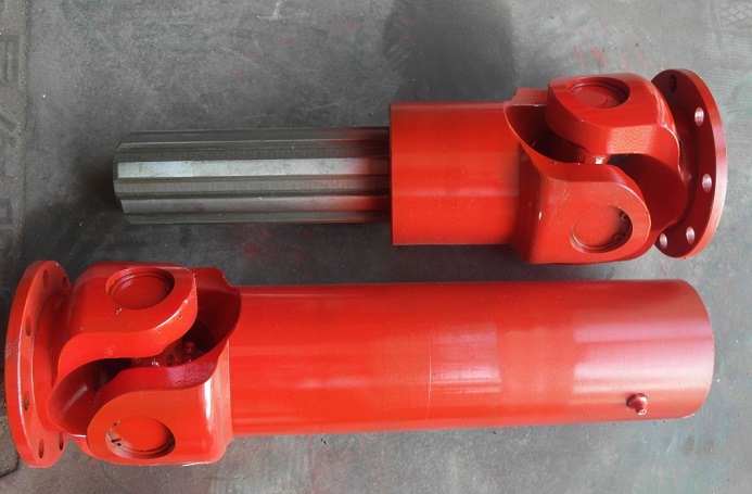 SWC-BF stand extendable cardan shaft with flange 